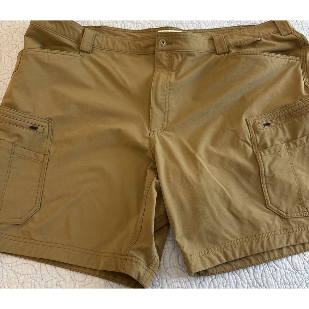 Duluth‎  Trading Co Men's 48 Relaxed Fit Flexpedition Packrat Cargo Shorts Green